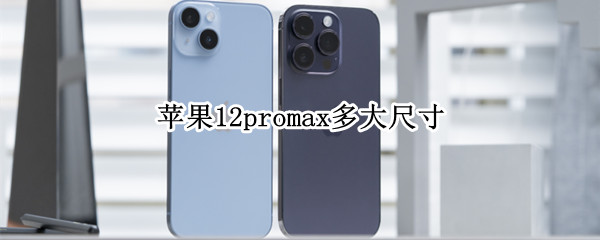 苹果12promax多大尺寸（iphone12promax多少尺寸）