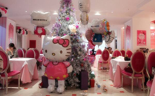 hello kitty主题餐厅设计效果图欣赏