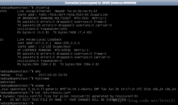 Openstack使用ubuntu镜像启动虚拟机实例详解
