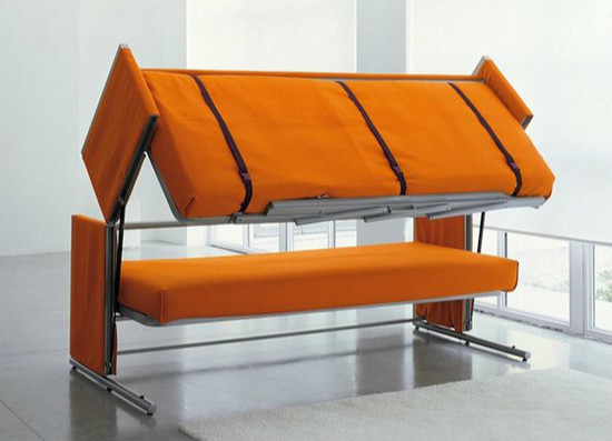 折叠沙发床：让空间不再有狭隘感 折叠沙发床用法