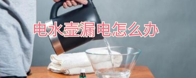 电水壶漏电怎么办（电水壶进水漏电怎么办）