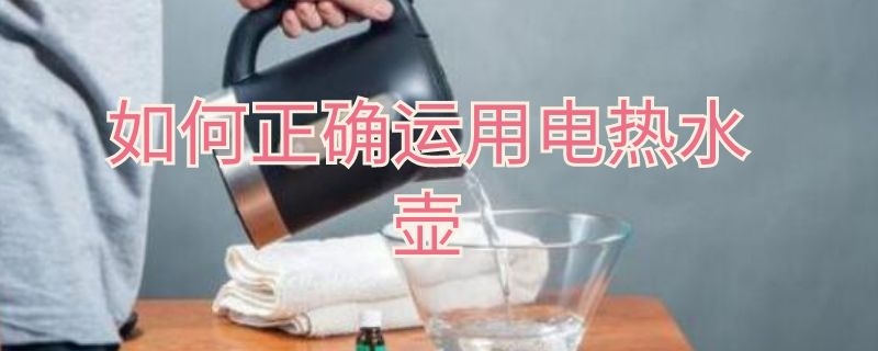 如何正确运用电热水壶 如何正确运用电热水壶的功能