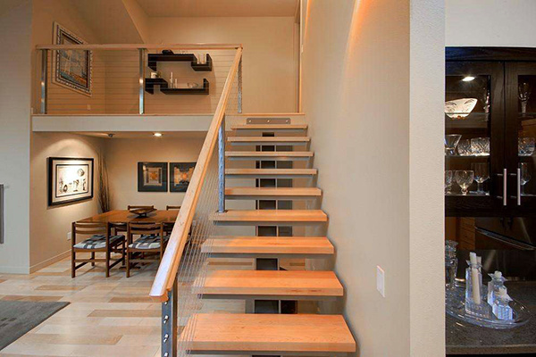 楼梯选材之木质解析 打造家居清新感