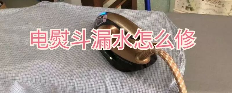 电熨斗漏水怎么修