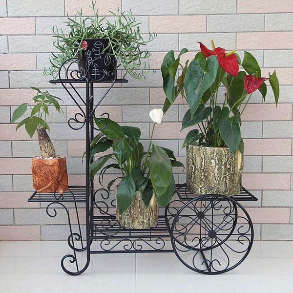  铁艺花架的常见样式有几种 给花草一个舒适的家