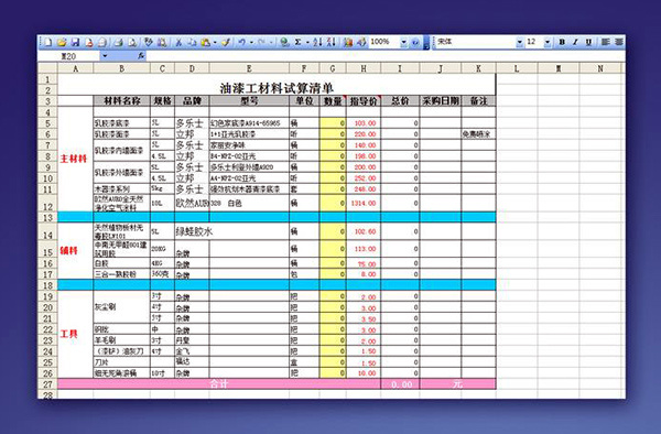 家装材料预算陷阱怎么避免 家装材料预算价格如何计算