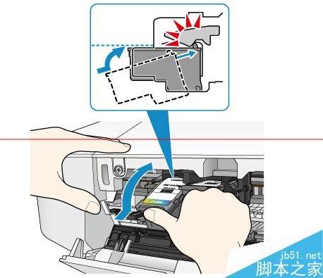 佳能打印机2800系列该怎么更换墨盒?